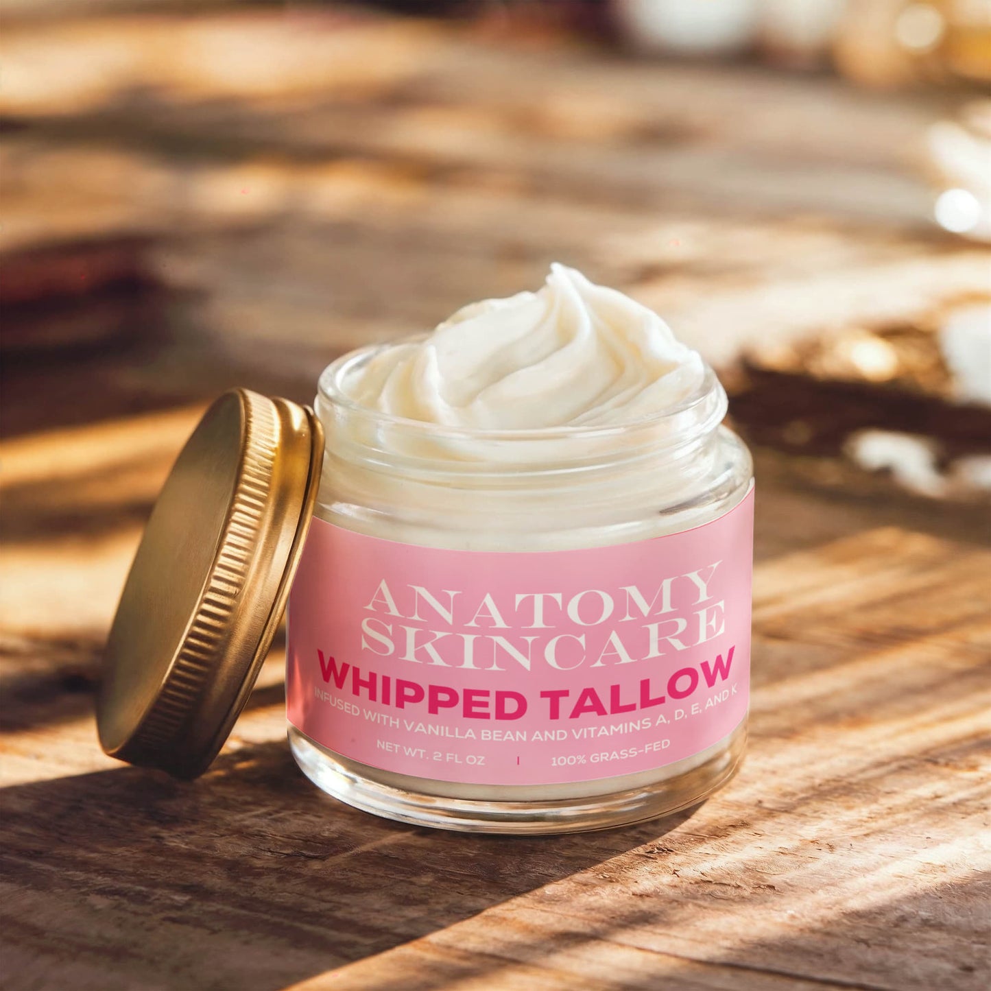 Whipped Grass-Fed Tallow Balm with Vanilla Bean