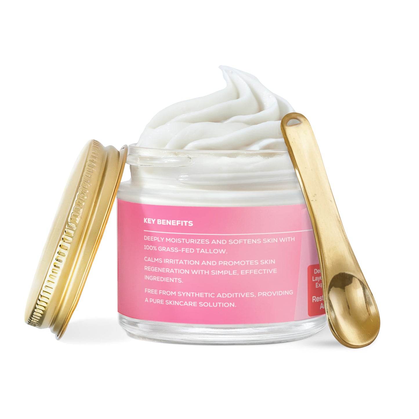 Whipped Grass-Fed Tallow Balm with Vanilla Bean