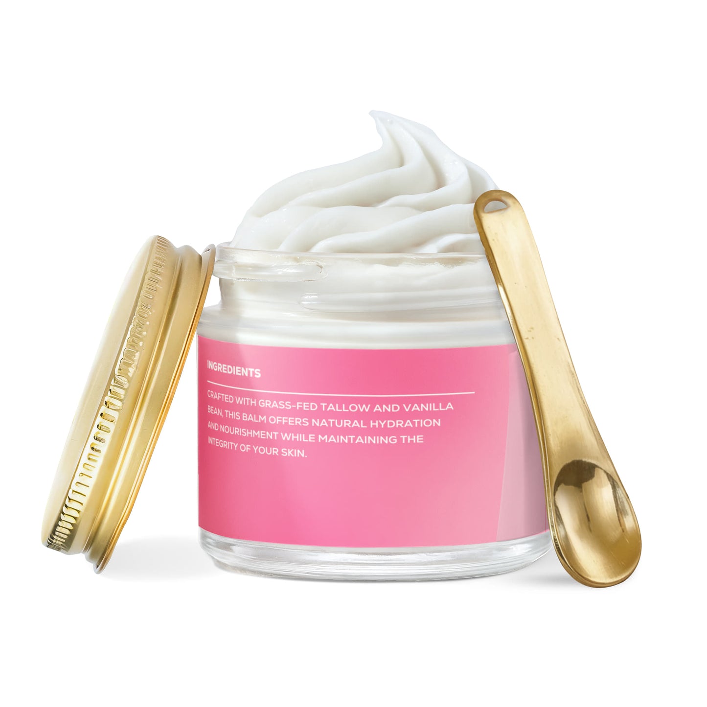 Whipped Grass-Fed Tallow Balm with Vanilla Bean